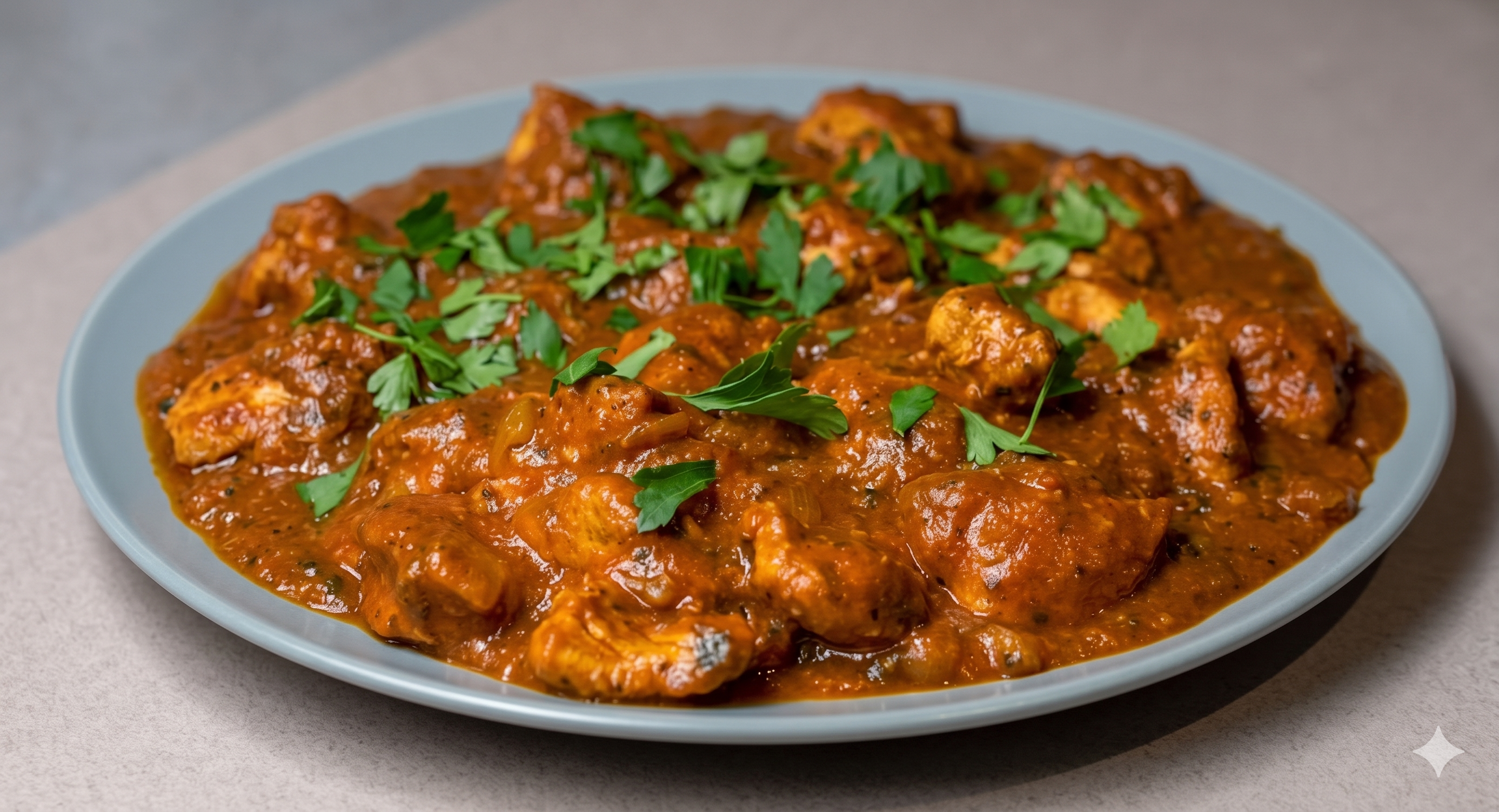 Poulet Tikka Masala — Poulet grillé en sauce tomate crémeuse